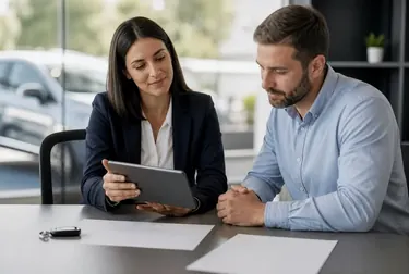 Cliente realizando o pagamento de débitos veiculares com auxílio do despachante.